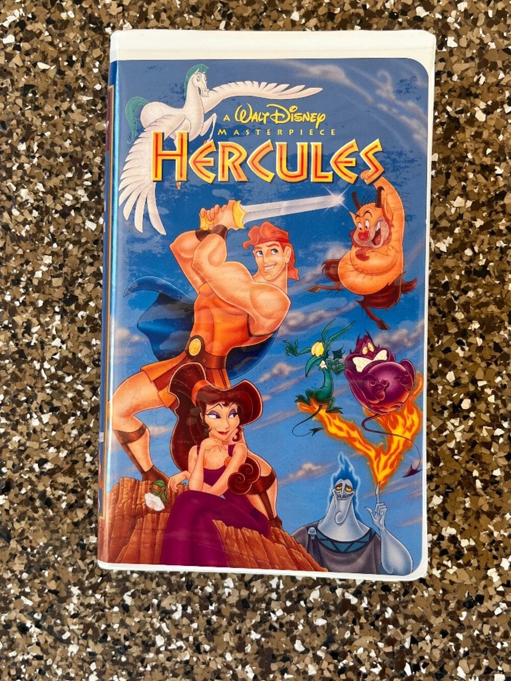 Walt Disney Hercules VHS 90s vintage retro kidcore childhood hades cassette tape